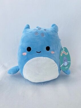 Lune the Light Blue Loch Ness Monster 7” Inch Squishmallow NWT